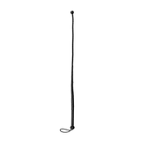 Peitsche PU-Leder mit Endknoten Schwarz 122 cm