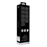 Analplug Metall mit Herz-Paddle Schwarz 4,1 x Ø 2,5 cm