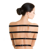 Ganzkörper-Bondage-Gurte Schwarz 1,4 cm