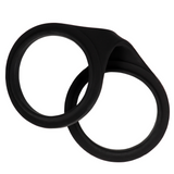 Handschellen Silikon Schwarz 20 cm