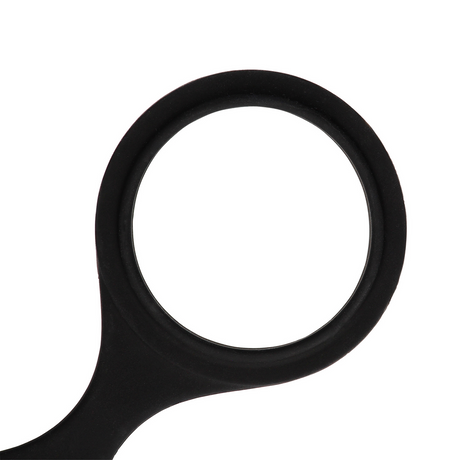 Handschellen Silikon Schwarz 20 cm