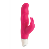 Vibrator Häschen Silikon Pink 6 cm