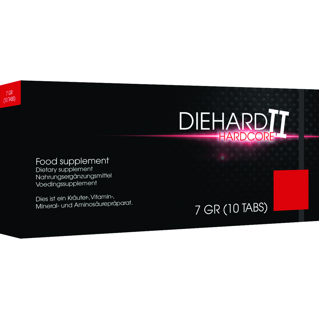Nahrungsergänzung für den Mann Diehard II Hardcore Kapseln 10 Stück