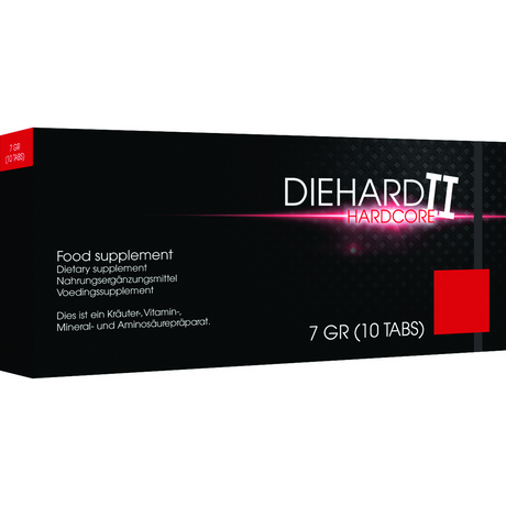 Nahrungsergänzung für den Mann Diehard II Hardcore Kapseln 10 Stück
