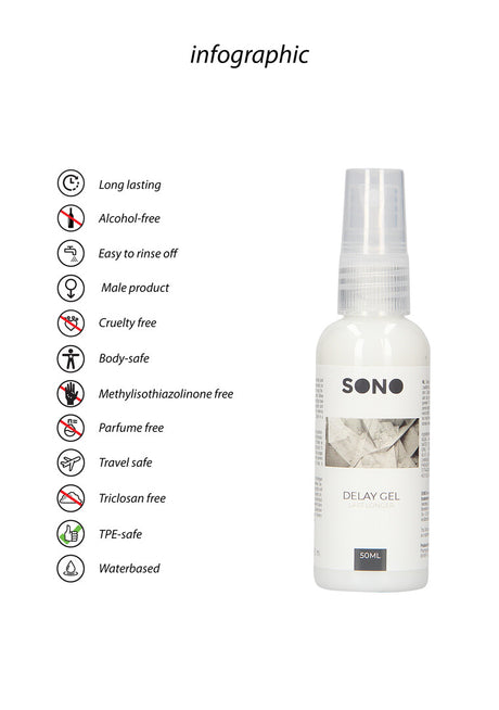 Verzögerungsgel Sono mit Menthyllactat 50 ml – Ansicht 2