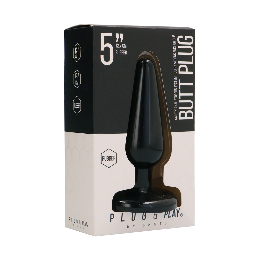 Analplug Basic Schwarz 13 x Ø 4,1 cm