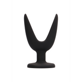 Analplug geteilt Schwarz 8,9 x Ø 6,3 cm