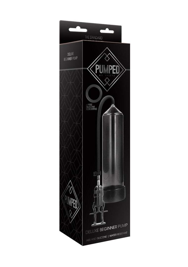 Penispumpe Deluxe für Anfänger Schwarz 21 x Ø 6 cm