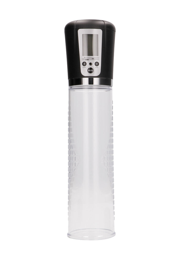 Penispumpe Premium automatisch mit Akku und LCD Durchsichtig 29 x Ø 6,5 cm