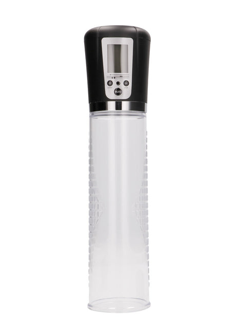 Penispumpe Premium automatisch mit Akku und LCD Durchsichtig 29 x Ø 6,5 cm