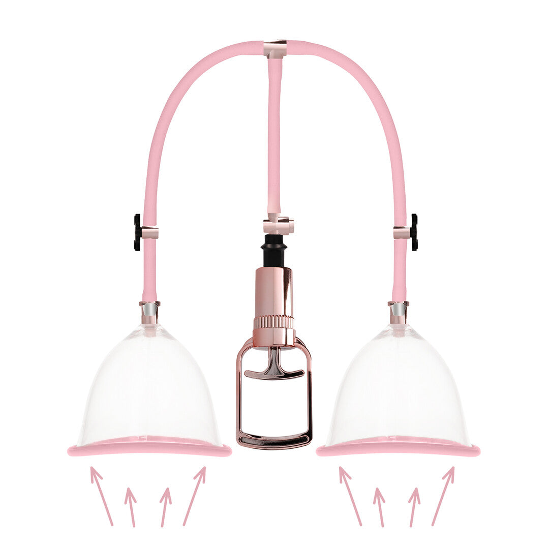 Brustsauger-Set Pumped Medium mit Handpumpe und zwei Glocken