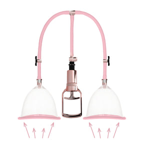 Brustsauger-Set Pumped Medium mit Handpumpe und zwei Glocken