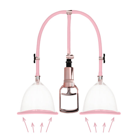 Brustsauger-Set Pumped Medium mit Handpumpe und zwei Glocken