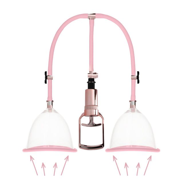 Brustsauger-Set Pumped Medium mit Handpumpe und zwei Glocken