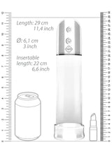 Penispumpe Luv automatisch Schwarz 20 x Ø 7,5 cm