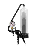 Penispumpe Elite für Anfänger mit PSI-Anzeige Durchsichtig 21 x Ø 6,5 cm