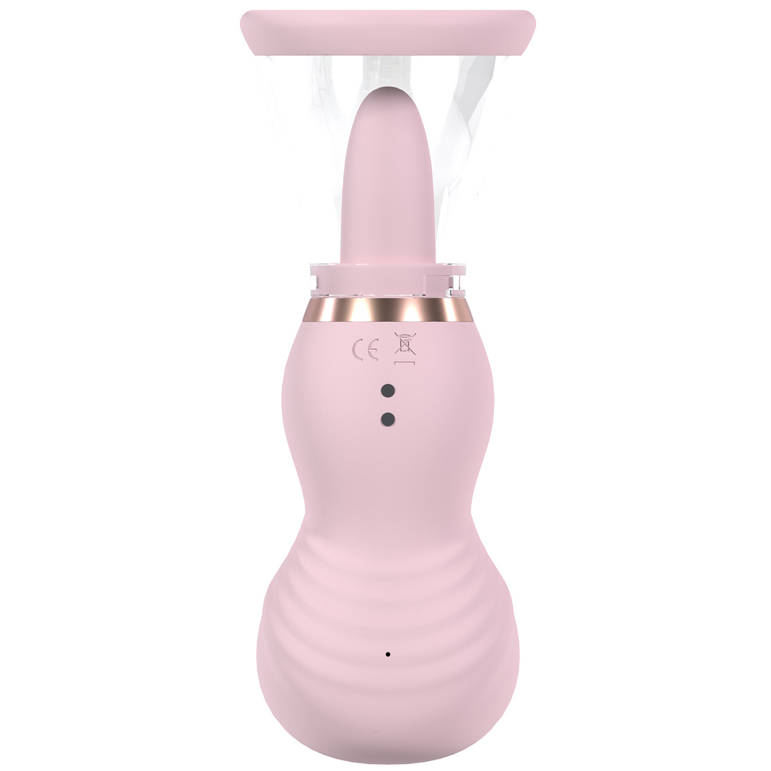 Vulva- und Brustpumpe Sinnlich mit Akku Pink 6,3 cm