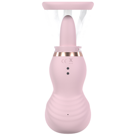Vulva- und Brustpumpe Sinnlich mit Akku Pink 6,3 cm