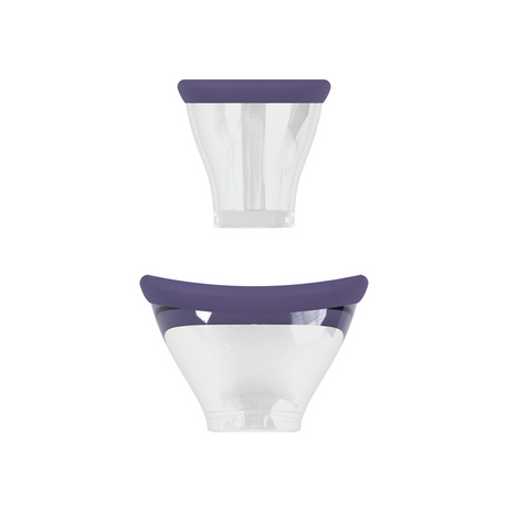 Vulva- und Brustpumpe Exquisite mit Akku Violett 6,3 cm