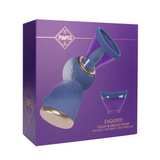 Vulva- und Brustpumpe Exquisite mit Akku Violett 6,3 cm