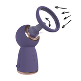 Vulva- und Brustpumpe Exquisite mit Akku Violett 6,3 cm