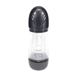 Masturbator SonicPull mit Saug- und Vibrationsfunktion Gun Metal 14 x Ø 8,5 cm
