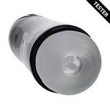 Masturbator SonicPull mit Saug- und Vibrationsfunktion Gun Metal 14 x Ø 8,5 cm