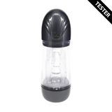 Masturbator SonicPull mit Saug- und Vibrationsfunktion Gun Metal 14 x Ø 8,5 cm