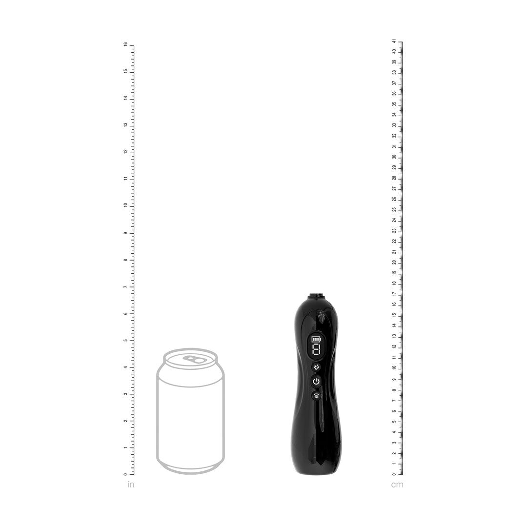 Vaginalpumpe Pumped automatisch mit rotierender Zunge Schwarz – Ansicht 6