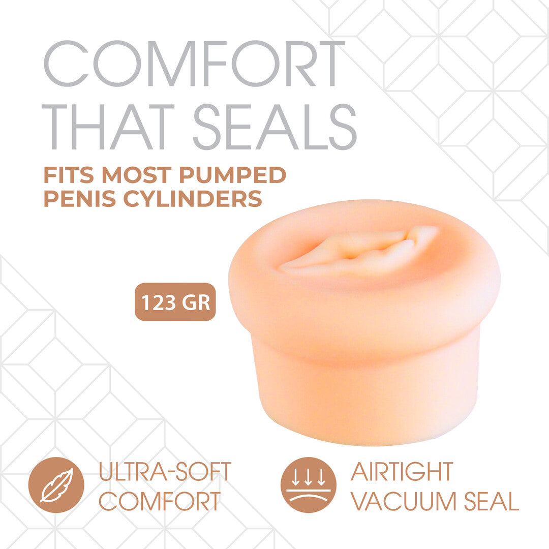 Pumpenhülse Pumped weich Natur 7 x 3 cm – Ansicht 3