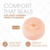 Pumpenhülse Pumped weich Natur 8,5 x 4,8 cm – Ansicht 4
