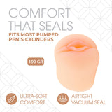 Pumpenhülse Pumped weich Natur 7,5 x 6,5 cm – Ansicht 3