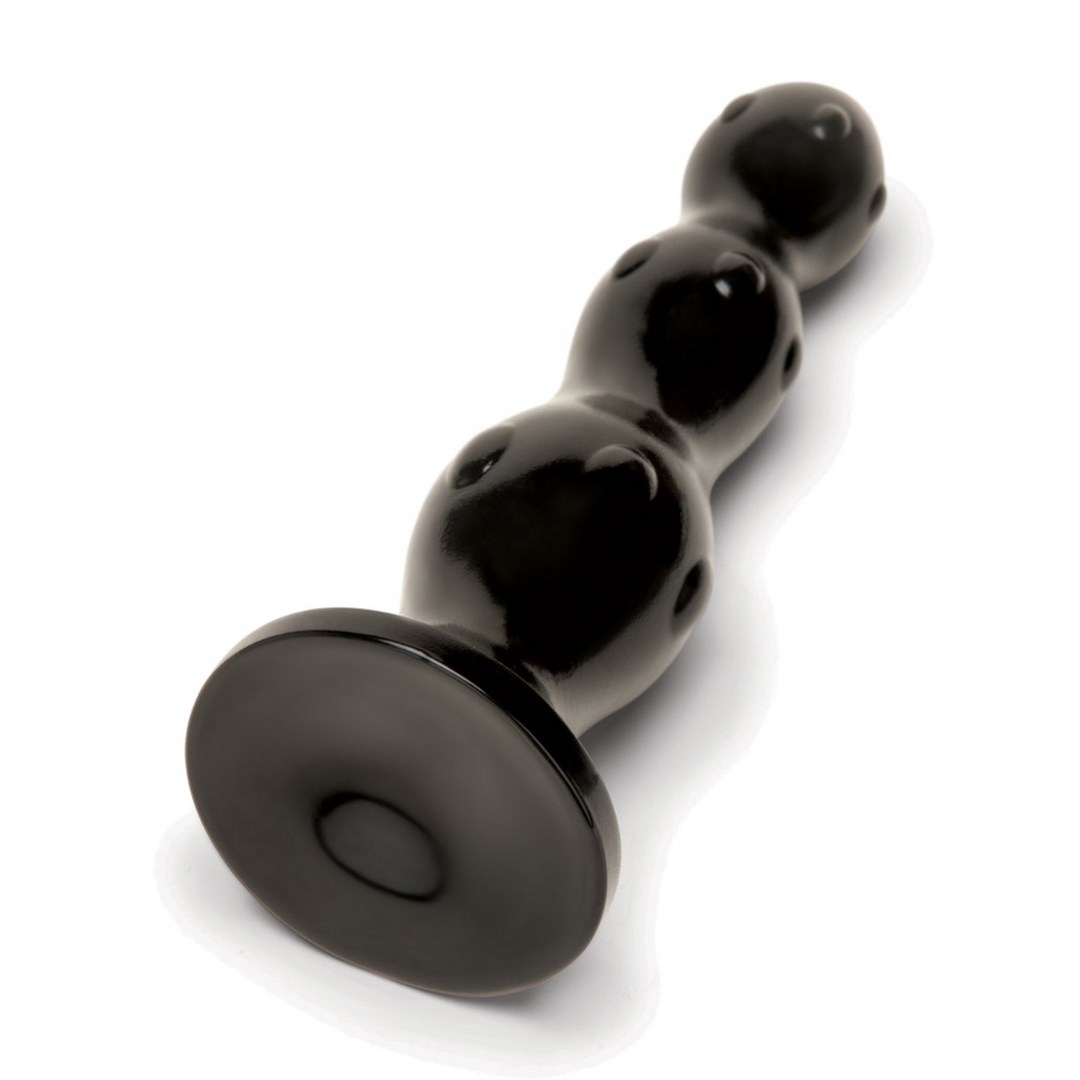 Analplug dreifach Schwarz 22 cm