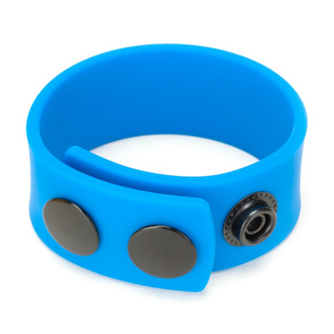 Penisriemen Silikon Blau 21 cm