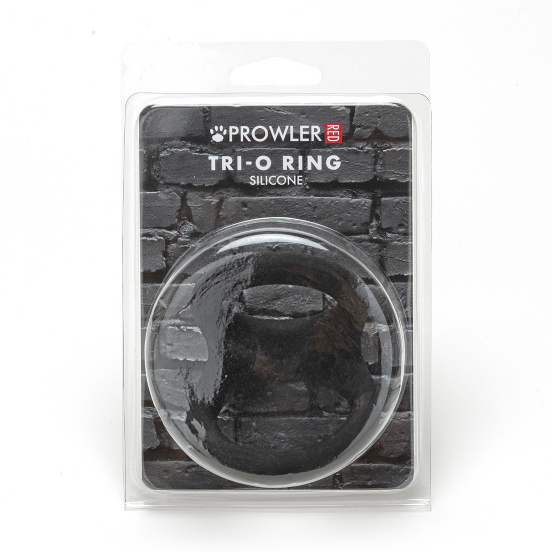 Penisring Tri-O Silikon Schwarz 15 cm