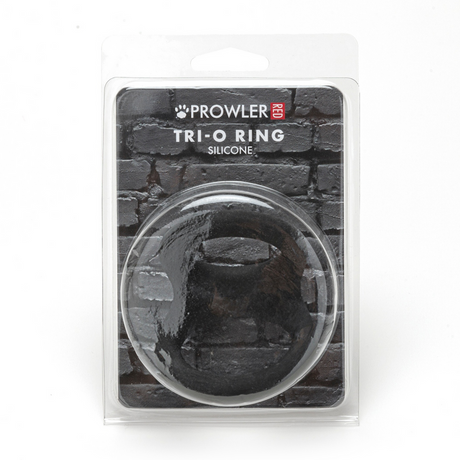 Penisring Tri-O Silikon Schwarz 15 cm
