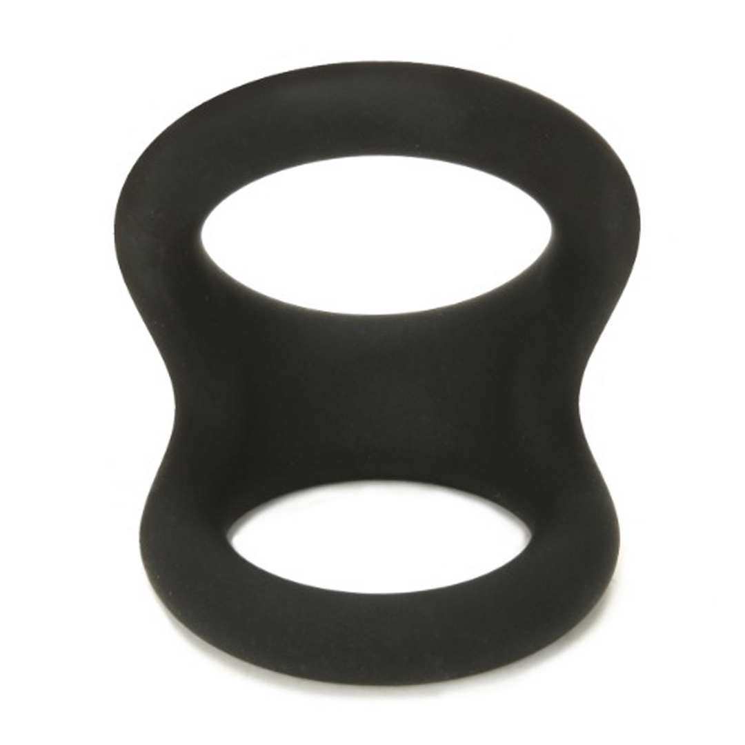 Penisring Tri-O Silikon Schwarz 15 cm