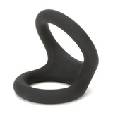 Penisring Tri-O Silikon Schwarz 15 cm