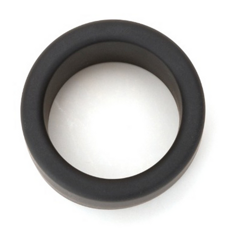 Hodenring Stretcher Silikon Schwarz Mittel