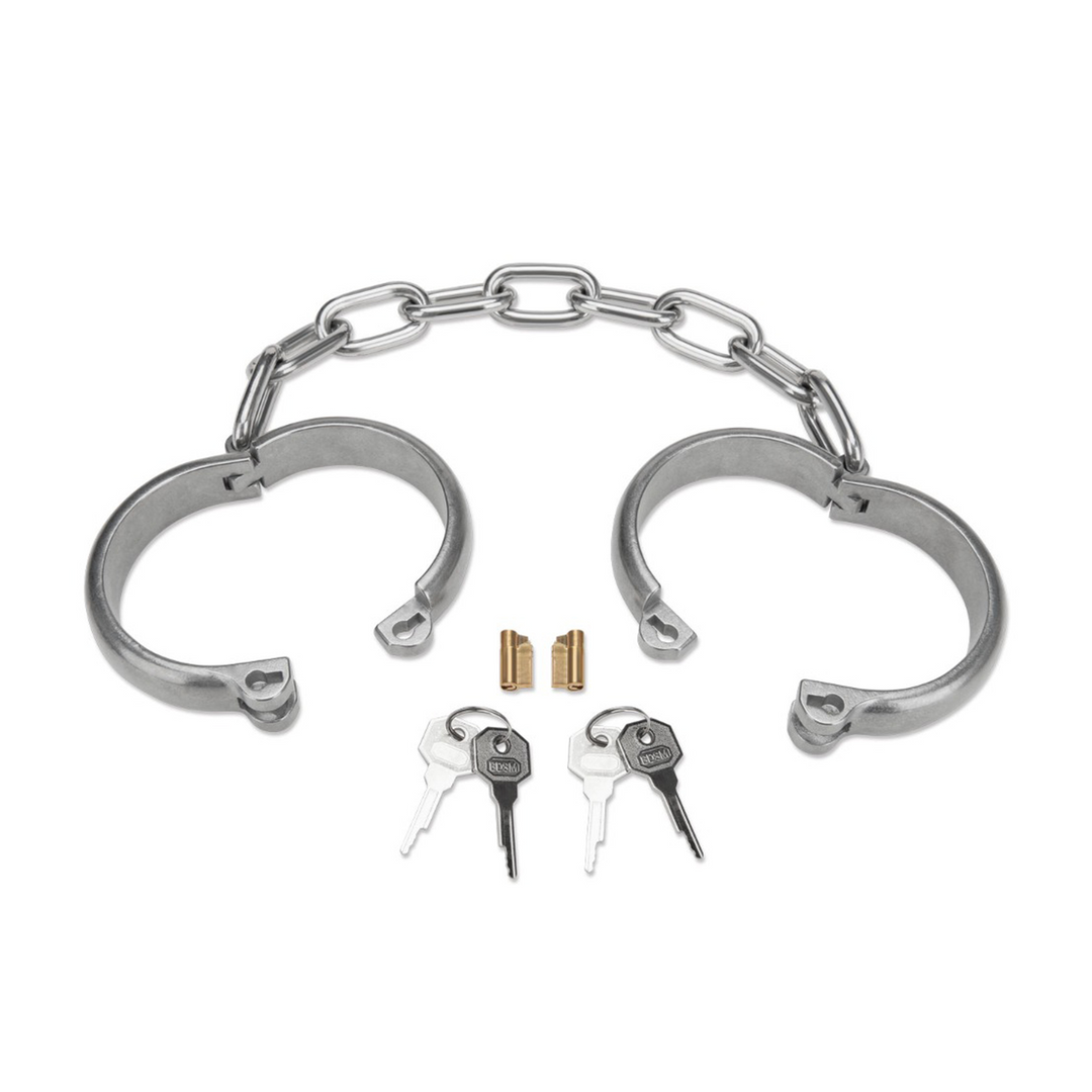 Handschellen schwer Silber 26 cm