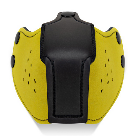 Welpenmaulkorb Gelb 13 cm