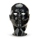 Latexhaube Schwarz 30 x Ø 58 cm