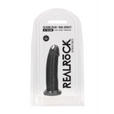 Dildo Silikon ohne Hoden Schwarz 15 x Ø 3,5 cm