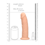 Dildo Silikon ohne Hoden Hautfarbe 21 x Ø 5,5 cm