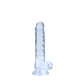Realistischer Dildo mit Hoden Blau 15 x Ø 3,5 cm