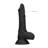 Dildo mit Hoden Schwarz 13,7 x Ø 3,5 cm