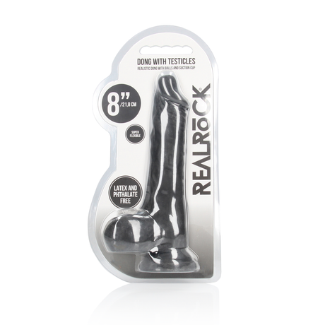 Dildo mit Hoden Schwarz 16 x Ø 4,2 cm