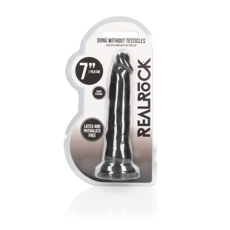 Dildo ohne Hoden Schwarz 17 x Ø 3,5 cm