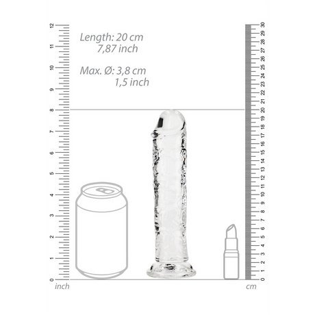 Realistischer Dildo gerade mit Saugfuß 18 x Ø 3,8 cm