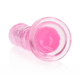 Realistischer Dildo gerade mit Saugfuß Pink 20 x Ø 4 cm
